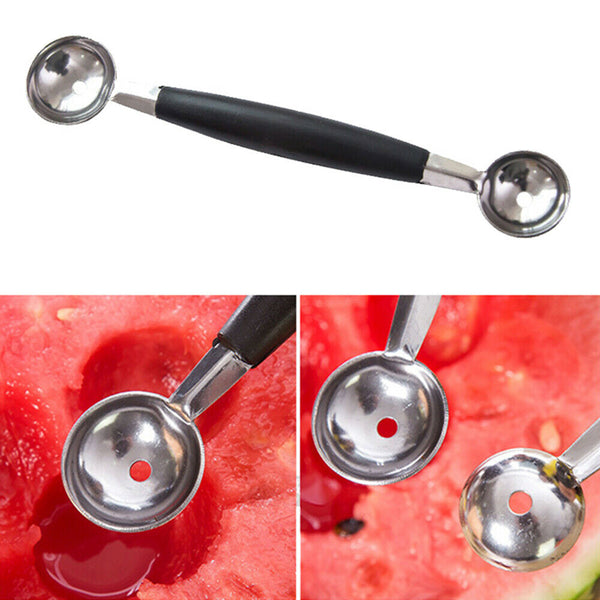 Double Ended Metal Watermelon Ball Maker Baller Parisienne Scoops Kitchen Craft