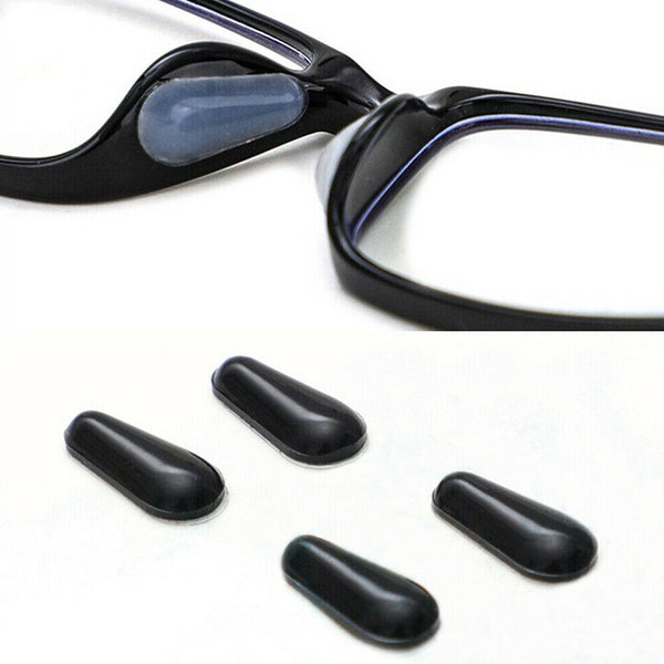 Set of 6 Pairs Silicone Nose Pads Anti Slip Stick On for Eye Glasses Sunglasses