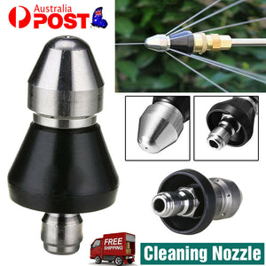 1/4'' Sewer Jetter Nozzle Pressure Washer Drain Cleaner Pipe Jetter Nozzle AU