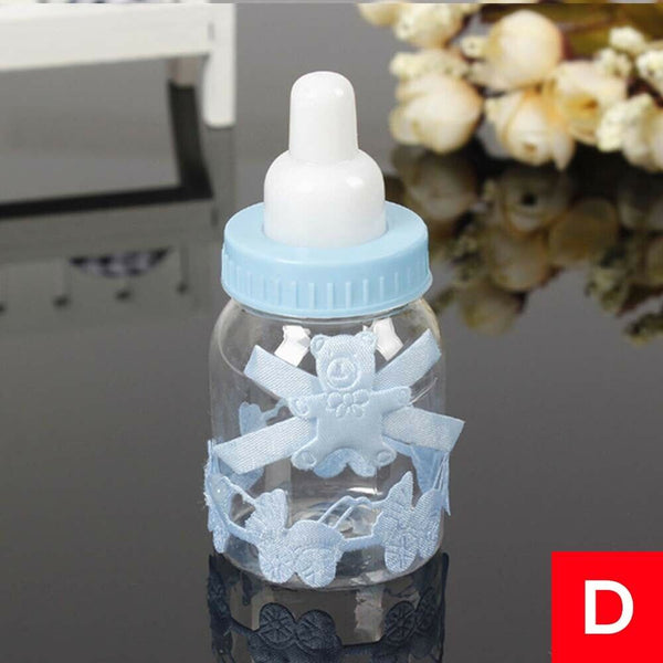 Set of 12PCS Baby Candy Box Bottle Baby Shower Gift Party Favors Christening