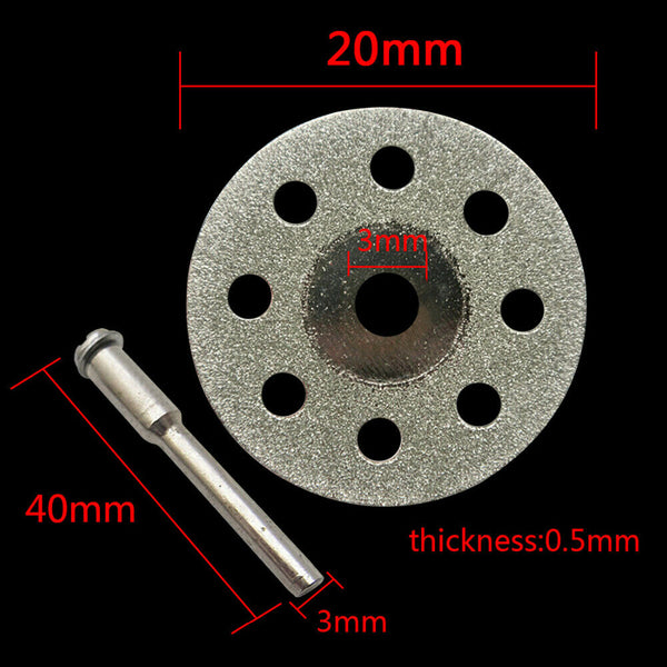 10pcs Diamond Cutting Off Disc Saw Blades Grinding Wheel for Dremel Rotary Kits