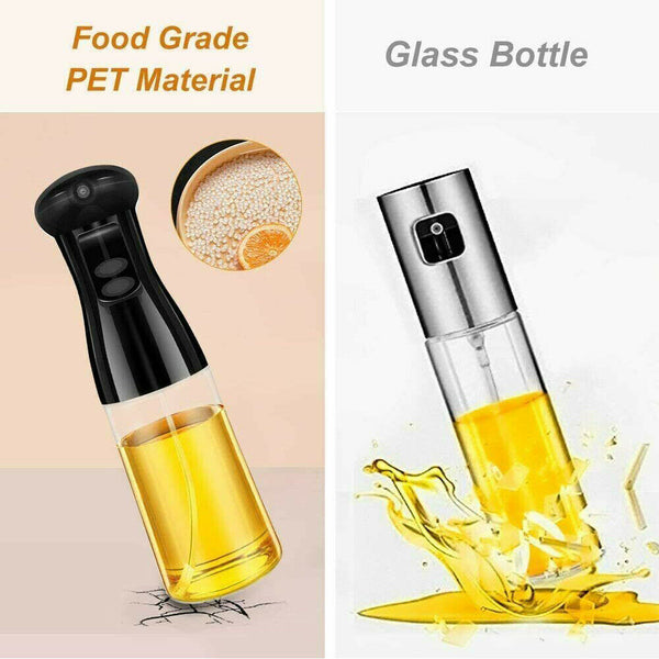 Oil Sprayer Mister 210 ML Spray Bottle Refillable Oil Dispenser Cooking BBQ Tool