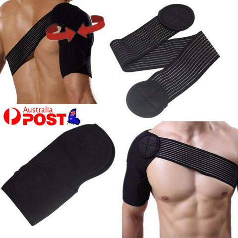 Left/Right Shoulder Brace Rotator Cuff Support Injury Dislocate Compression Wrap