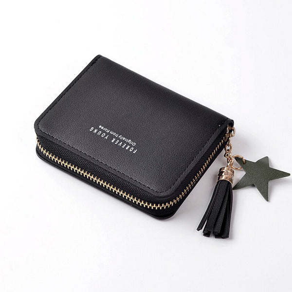 Women Wallet Short Small Coin Purse Ladies Folding Card Holder Card Leather AU