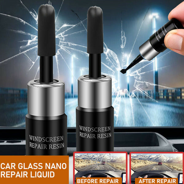 2x Automotive Glass Nano Repair Auto Front Car Window Windshield Crack Repair AU