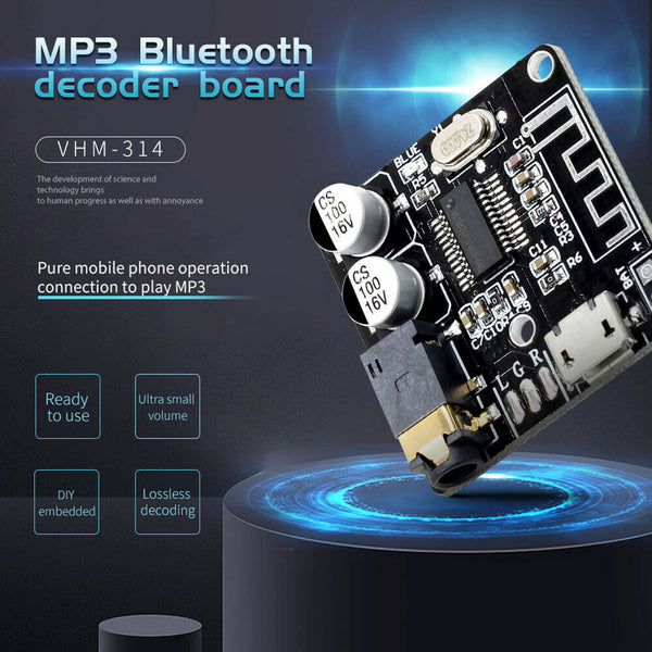 VHM-314 Bluetooth 5.0 Audio Receiver Board MP3 Lossless Wireless Stereo Module