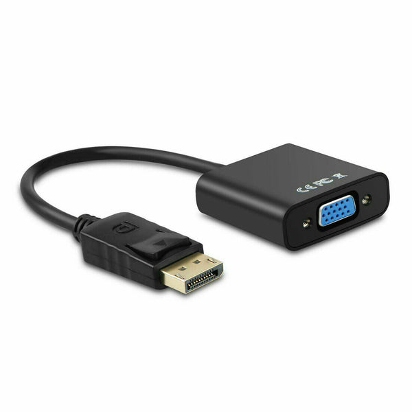 Displayport Display Port DP Male to VGA Female Video Converter Adapter Cable PC