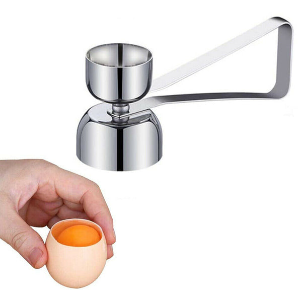 Stainless Steel Egg Shell Opener Topper Cutter Cracker Home Kitchen Tool Knocker