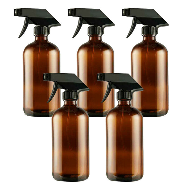 5/10/20X Amber Roller Glasses Spray Bottles Roller Dropper Essential Oil Bottles