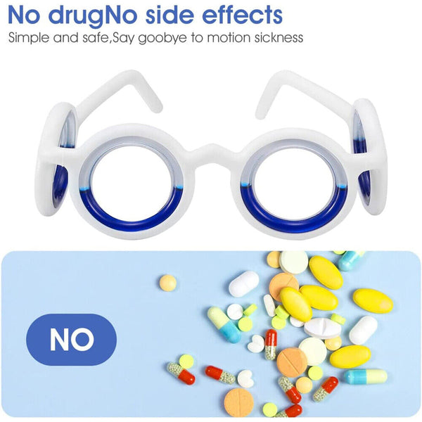 Anti Motion Sickness Glasses Anti Dizziness Nausea Seasickness Glasses