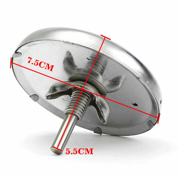 Latest Stainless Steel BBQ Smoker Grill Thermometer Temperature Gauge 50-500℃