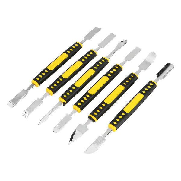 6PCS Metal Crowbar Set Electronic Repair Tools Boot Stick Mobile Phone Digita AU