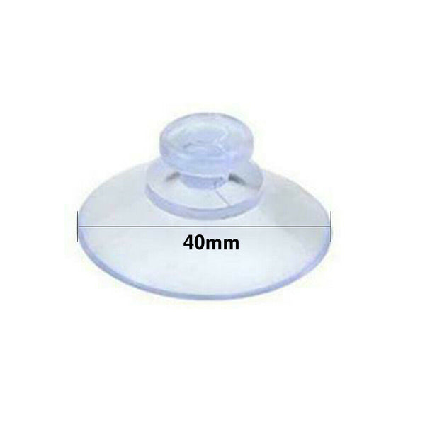 20PC Clear Suction Cups Mushroom Head Plastic Sucker Pads Kitchen Window Suckers