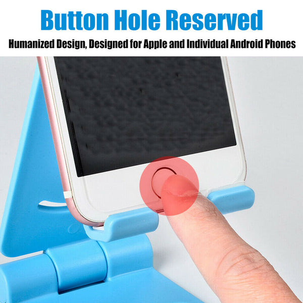 Portable Double Foldable Swivel Stand Holder Cradle Bracket MountForPhone Tablet