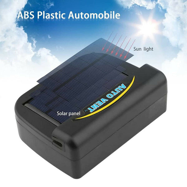 Solar Power Air Vent Vehicle Car Window Auto Fan Ventilator Exhaust Ventilation