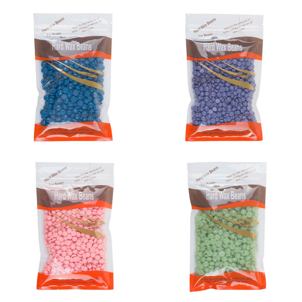 Body Hair Remover Hard Wax Beads for Men Women 4 Flavors Wax Beans 100/200/300g