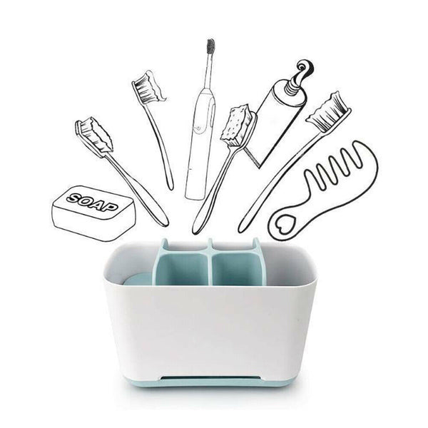 Electric toothbrush holder bathroom storage large multifunctional storage box