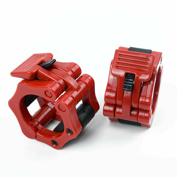 2/4PC 25mm/50mm Barbell Clamp Collar Clip Olympic Weightlifting Lift Spring Lock