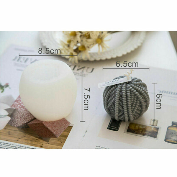 3D Candle Mould Geometric Shape DIY Perfume Soap Making Wax Cake Silicone Mold