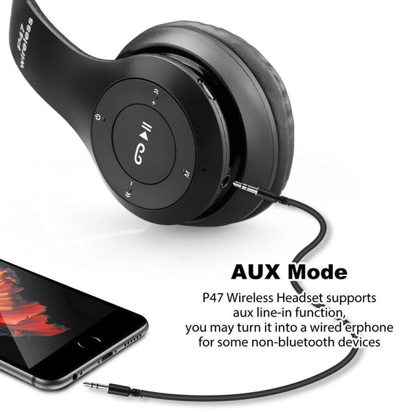 Wireless Noise Cancelling Headphones Bluetooth 4.2 earphone headset with Mic