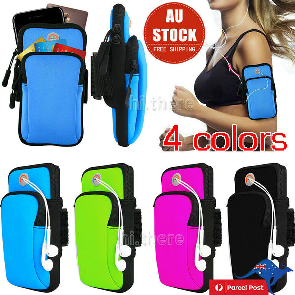 Sports Armband Gym Arm Band Pouch Holder Bag Case For iPhone XS Max Samsung S10