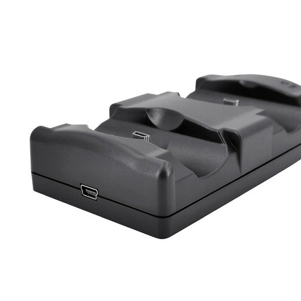 PS3 Controller Dual Charger Dock Stand+USB Cable For Sony PlayStation 3 PS MOVE