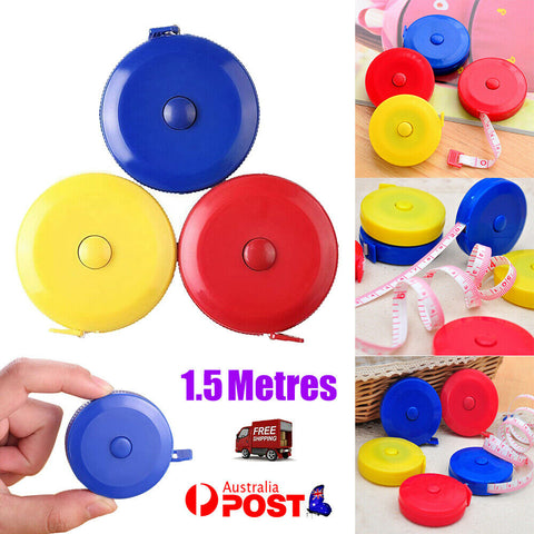 UP 10X 1.5M Body Clothes Measure Tape Line Ruler Soft Retractable Sewing Tailor