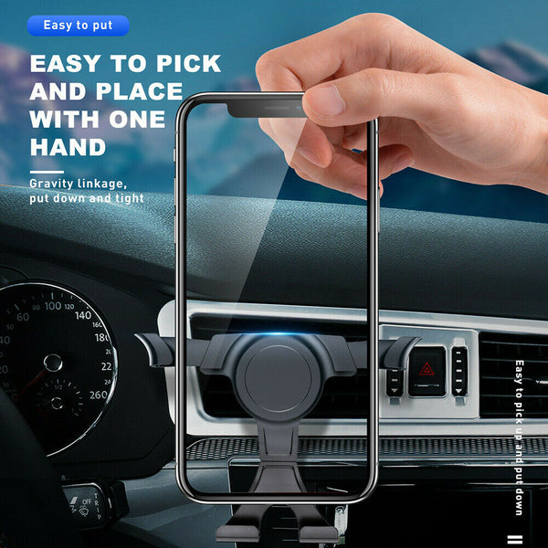 Universal Gravity Car Holder Mount Air Vent Stand Cradle For Mobile Cell Phone