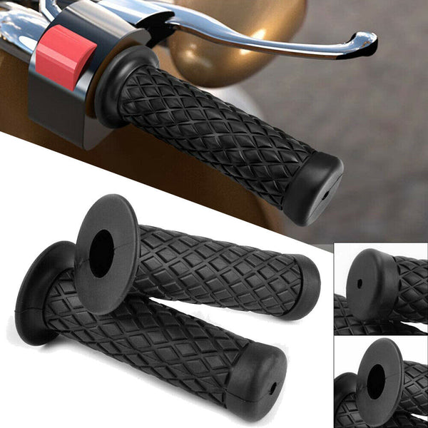 Motorcycle Rubber Gel Hand Grips For 7/8" 22mm Handlebar Sports Bike Universal