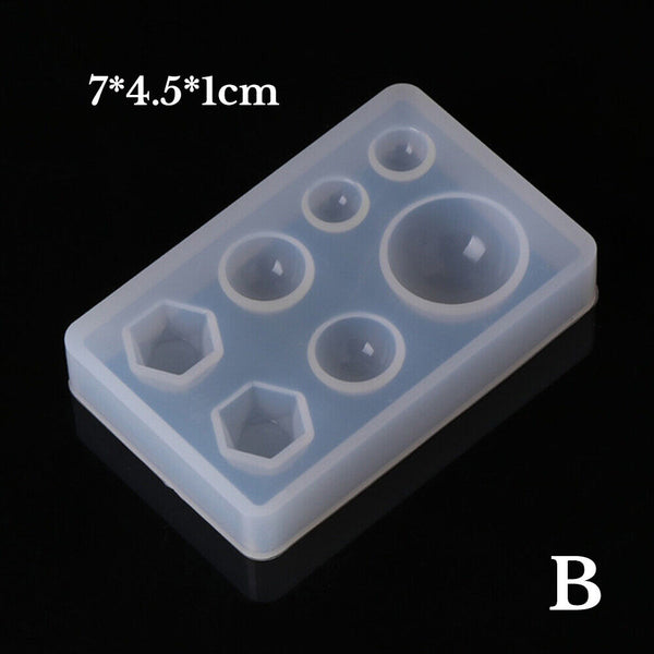 DIY Silicone Earring Pendant Mold Making Jewelry For Resin Necklace Mould Craft