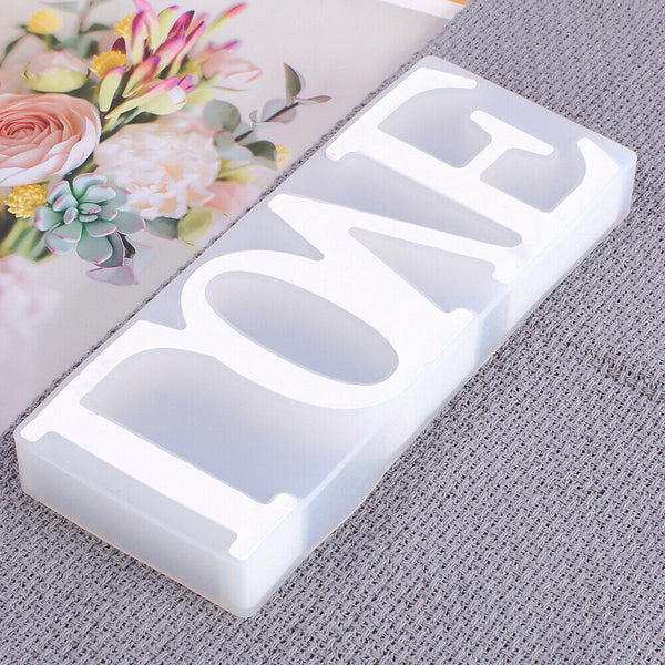 LOVE Sign Resin Casting Mold Silicone Jewelry Making Epoxy Mould Craft Tool DIY