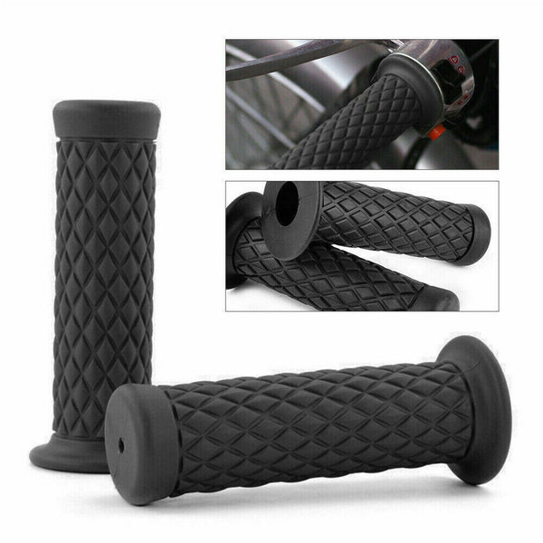 Motorcycle Rubber Gel Hand Grips For 7/8" 22mm Handlebar Sports Bike Universal