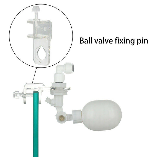 Acrylic Float Ball Valve Shut Off Automatic Feed Fill Fish Tank Aquarium Water`