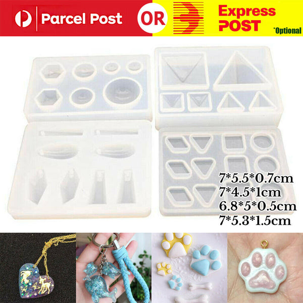 Silicone Pendant Mold Making Jewelry For Resin Necklace Mould Craft DIY Tools