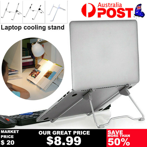 Adjustable Laptop Stand Folding Tray Table Desktop Mount Non-slip Holder Cooling