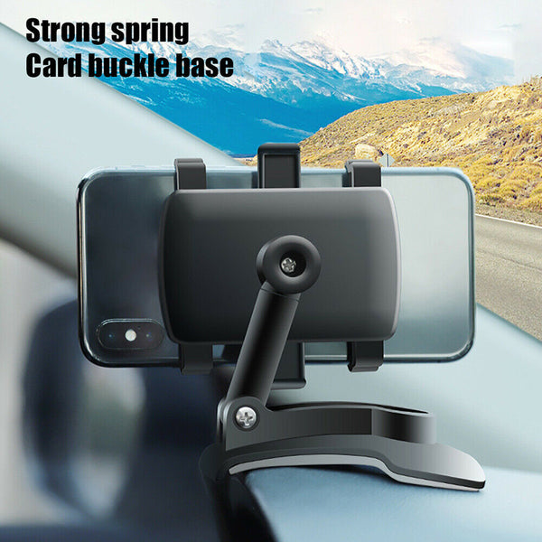 Universal Smart Phone GPS Holder Car Dashboard Sun Visor Mount Bracket Stand