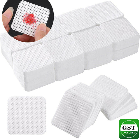 200/400 x Nail Wipes Cotton Pads Polish Remover Cleaner Manicure Paper Lint Free