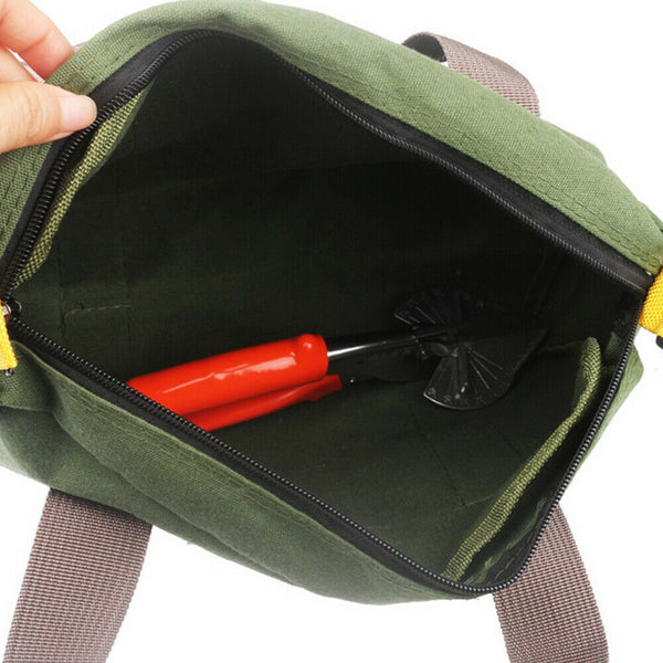 Waterproof Canvas Storage Hand Tool Bag Portable Toolkit Case Heavy Duty Pouch