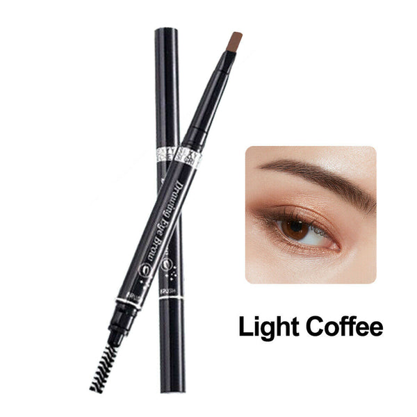 Waterproof Eyebrow Pencil Eye Brow Eyeliner Pen With Brush Makeup Tool Cosmetic