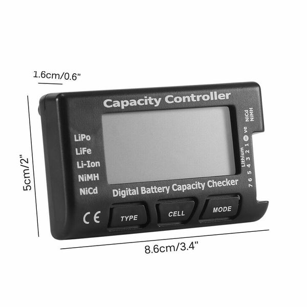 RC CellMeter-7 Digital Battery Capacity Voltage Checker Meter LiPo Li-lon NiMH