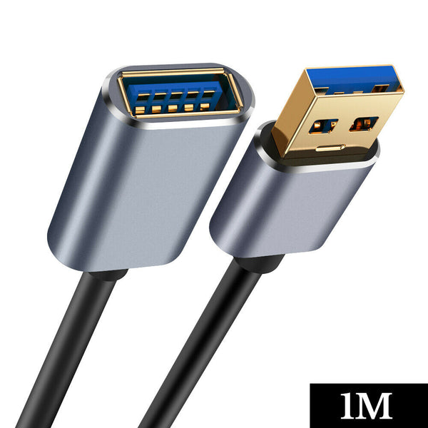 USB 3.0 Cable Super Speed USB Extension/Cable USB Data Extender Lead 0.5/1/1.5M