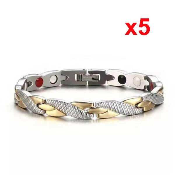 Unisex Bracelet Magnetic Healing Bio Therapy Arthritis Pain Relief Banglele Gift