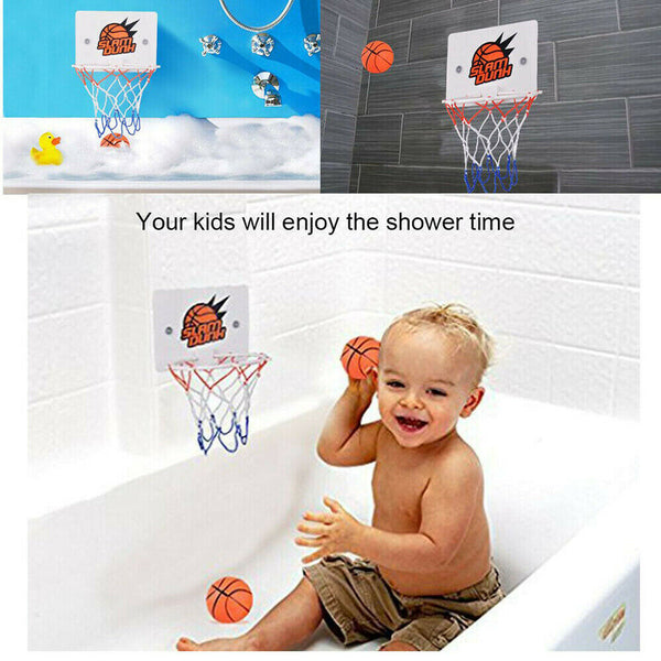 Kids Children Indoor Mini Basketball Hoop Net Toy Door Wall Mounted Pump Dunk