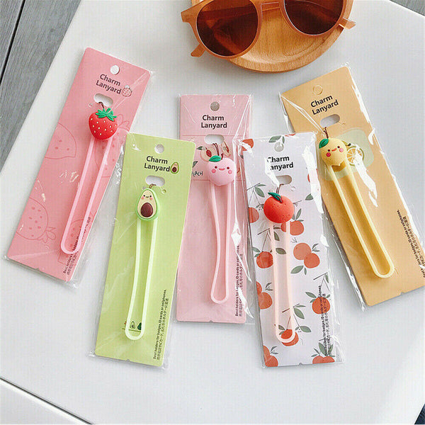 Cute Fruit Mobile Phone Straps Rope Cartoon Strap Charm For Phone Case Decor