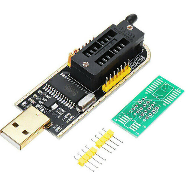 OZ CH341A Burner Chip USB Programmer Writer SOP Clip Adapter EEPROM BIOS FLASH