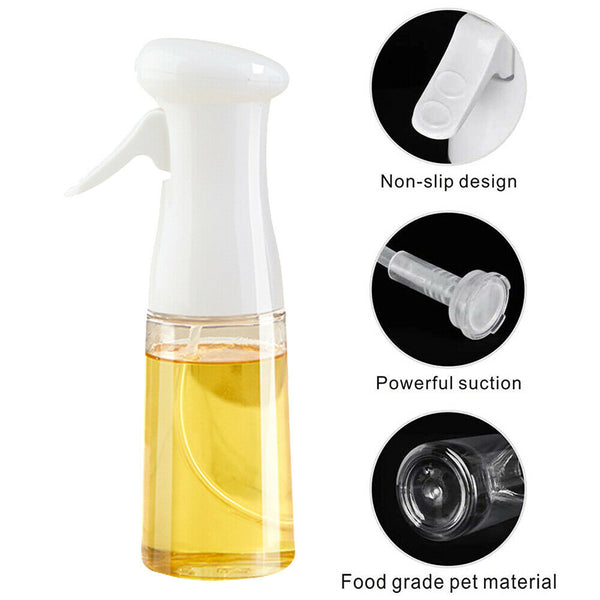 Oil Sprayer Mister 210 ML Spray Bottle Refillable Oil Dispenser Cooking BBQ Tool