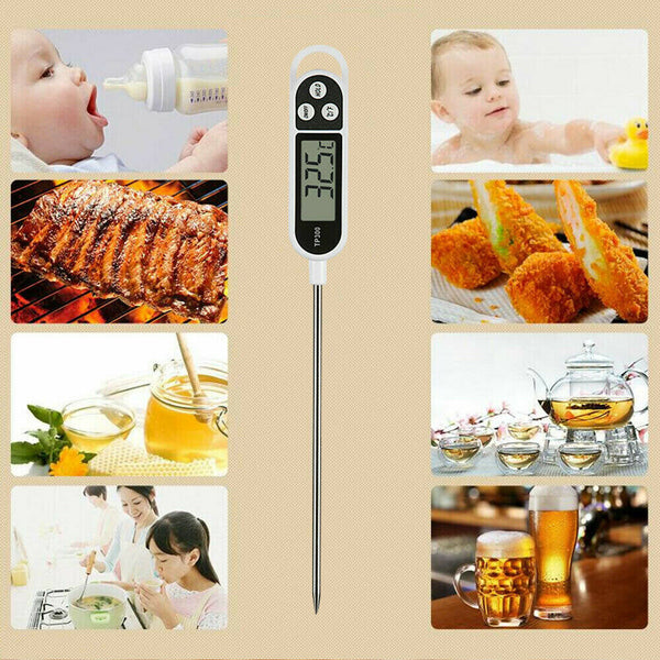 2X Digital Cooking Food Meat Kitchen Thermometer Meat Stab Probe Temperature AU