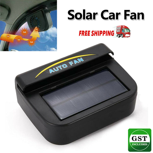 Solar Power Air Vent Vehicle Car Window Auto Fan Ventilator Exhaust Ventilation