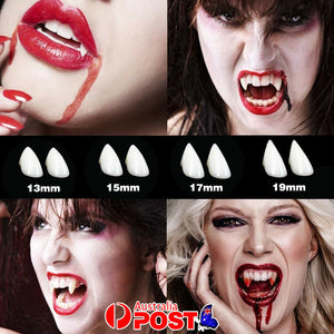 DIY Halloween Costume Party Props Vampire Zombie Werewolf Resin Fangs Tooth Cap