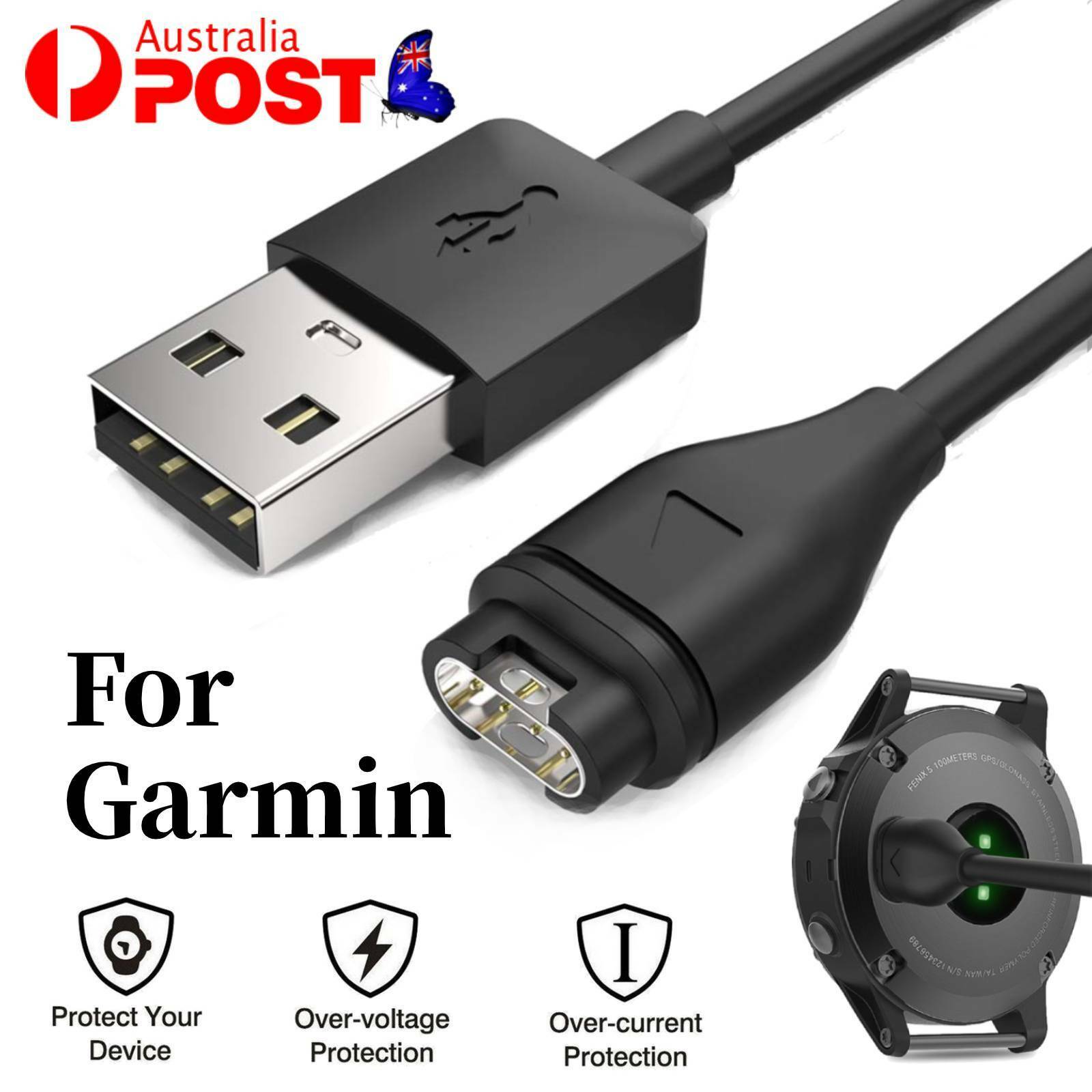 USB Charger Charging Dock Cable For Garmin Vivoactive 3 Fenix 5 5S 5X 6S 6X Venu